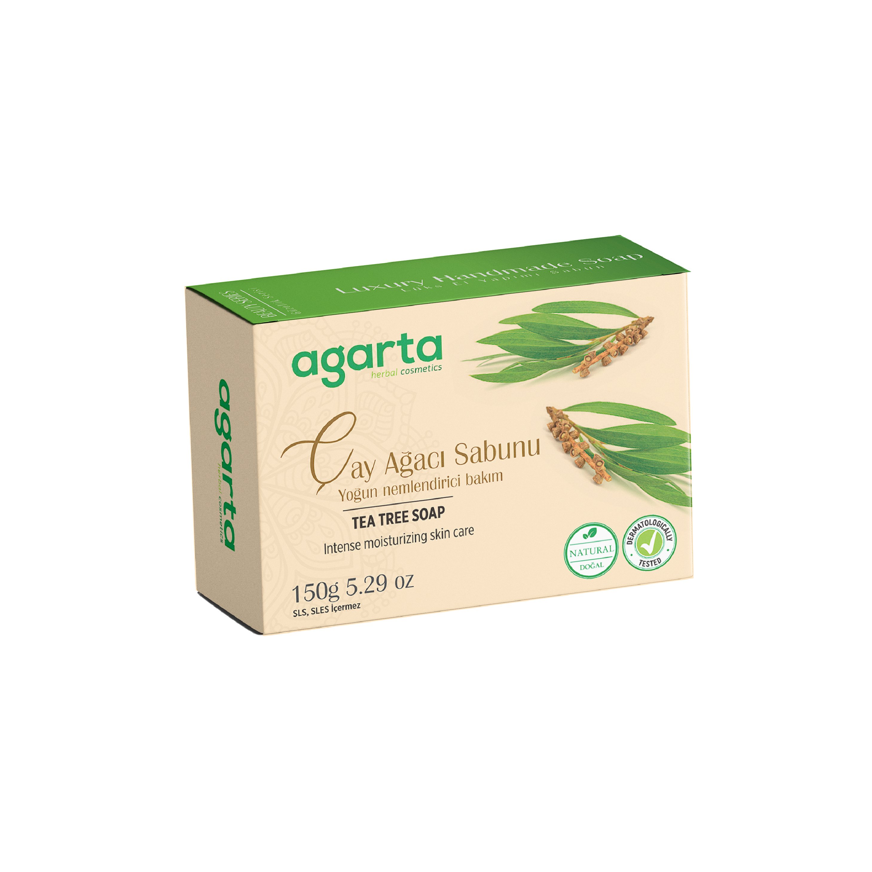 Agarta Doğal El Yapımı Çay Ağacı Sabunu 150 gr