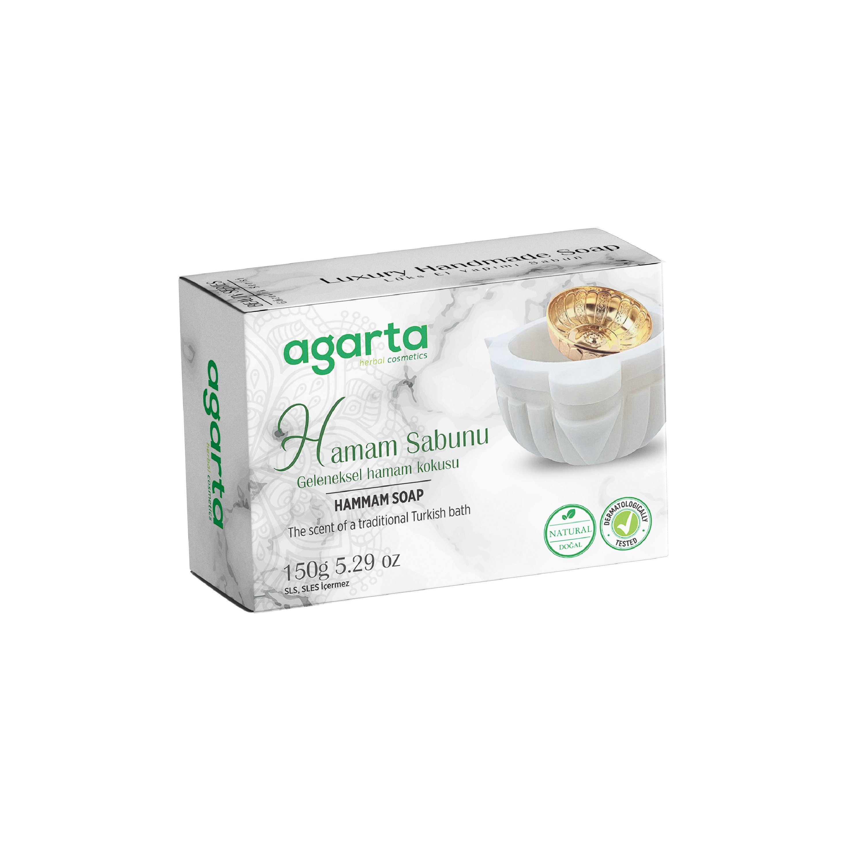 Agarta Doğal El Yapımı Hamam Sabunu 150 gr