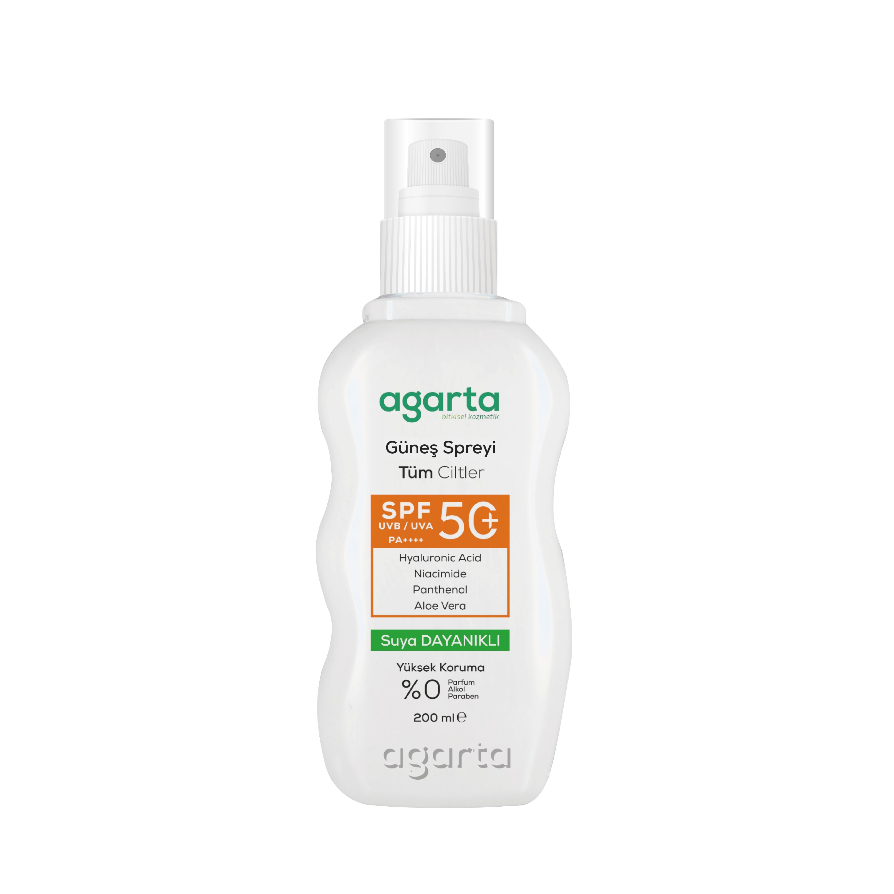 SPF 50+ Yüz Ve Vücut Güneş Koruyucu Sprey 200 ml
