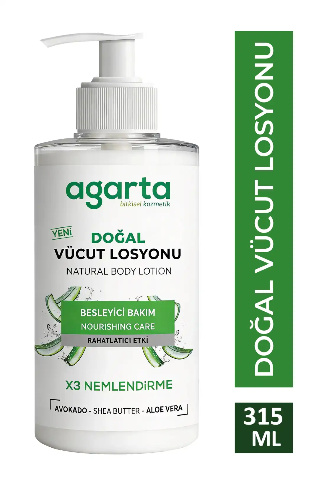 Doğal Nemlendirici Vücut Losyonu 315 ML