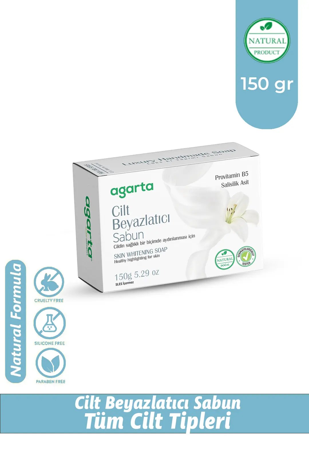 Agarta Cilt Beyazlatıcı Sabun 150 gr