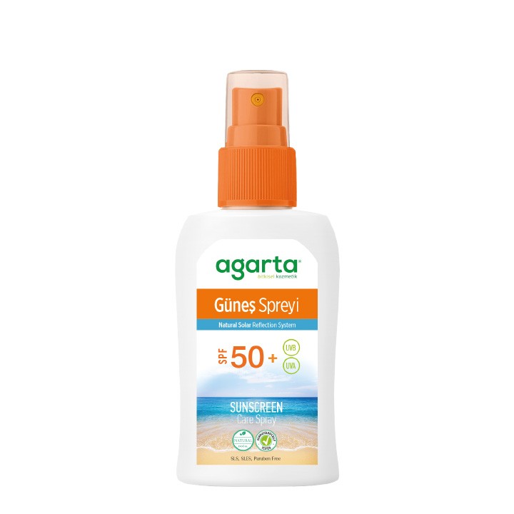 Agarta Doğal Güneş Spreyi 50 Faktör 150 ml