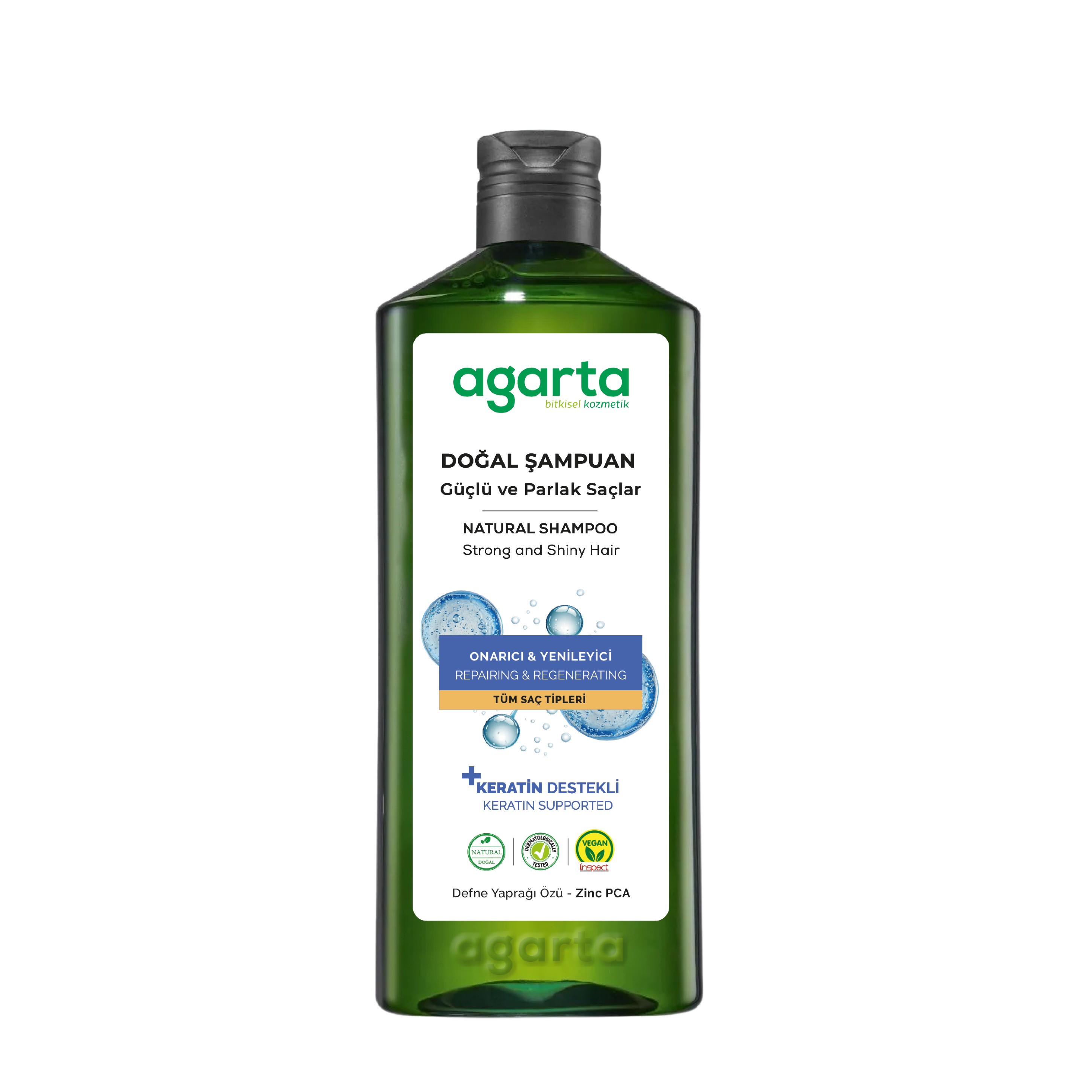 Agarta Doğal Şampuan Güçlü ve Parlak Saçlar İçin 400 ml