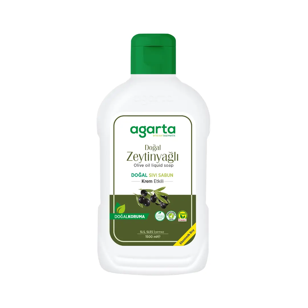Doğal Zeytinyağlı Sıvı Sabun 1500 ml