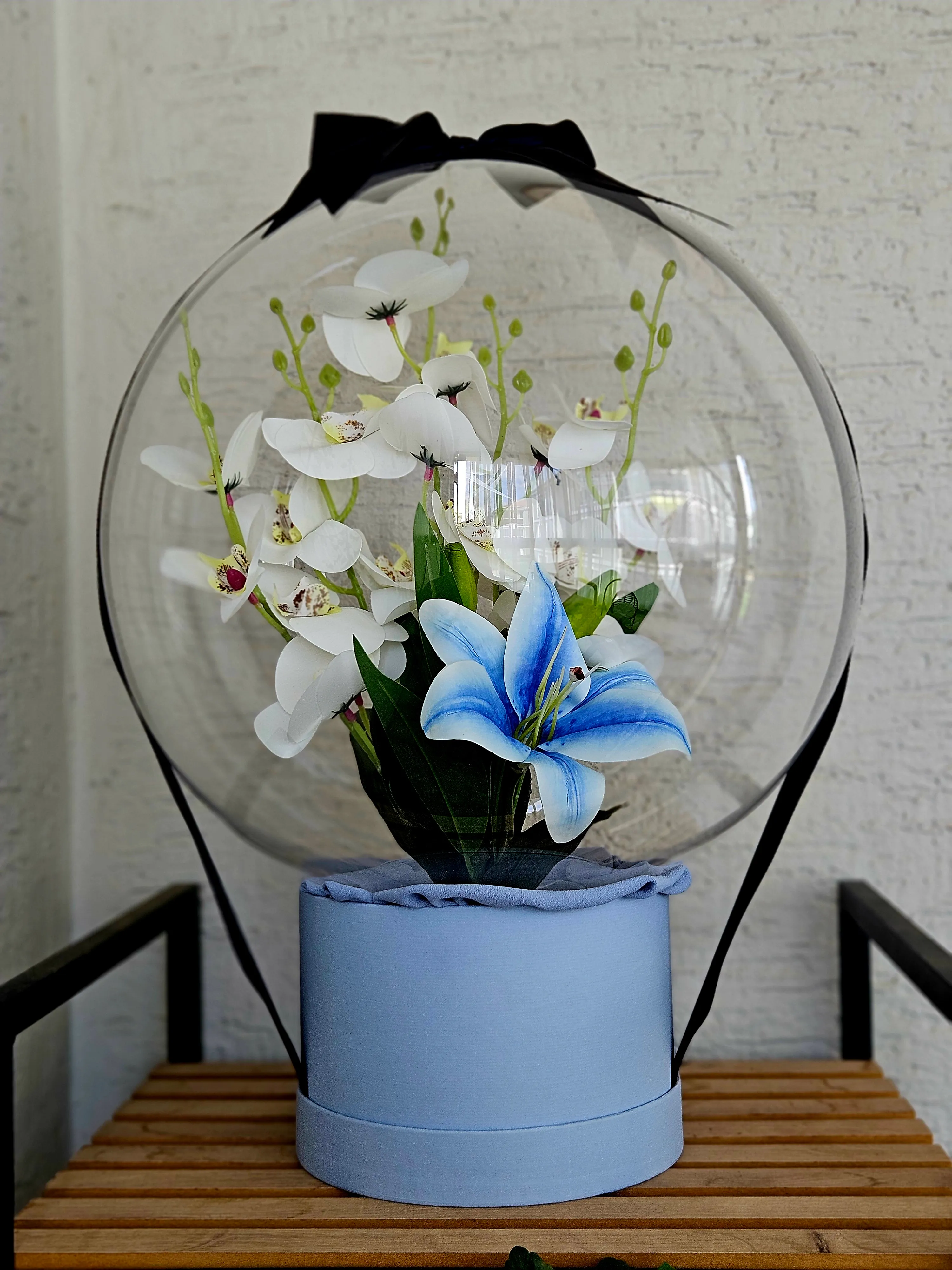 Orkide Detaylı Buketli Balon