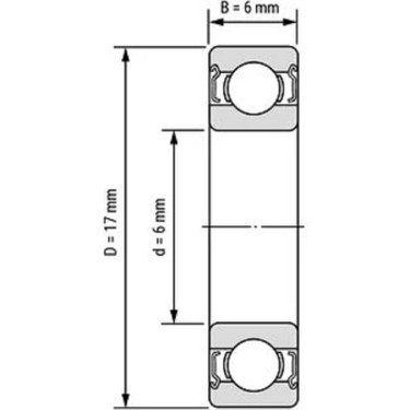 7306 2RS (POLYEMİT KAFES) RULMAN