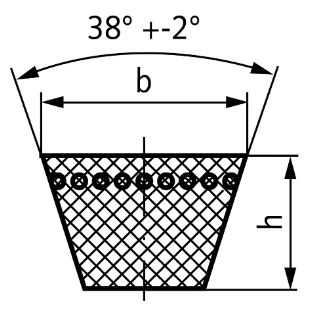 BANDO 13X0525 LI RPF Tırtıllı Kayış