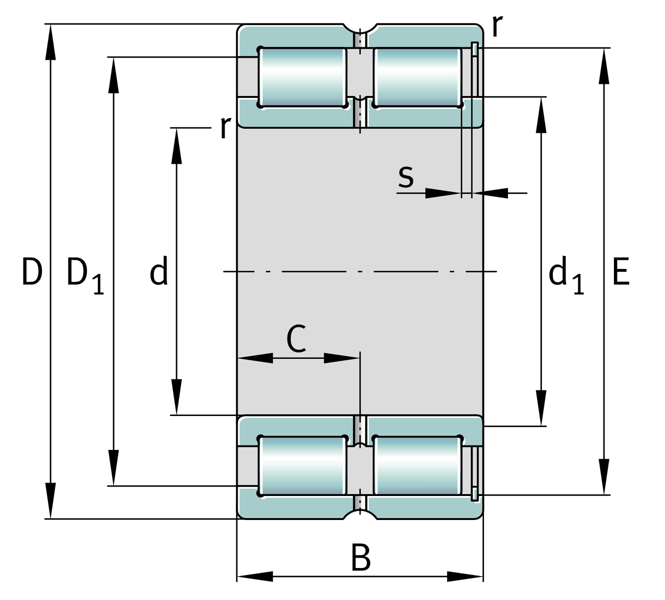 SL185017 (NNCF5017)  RULMAN
