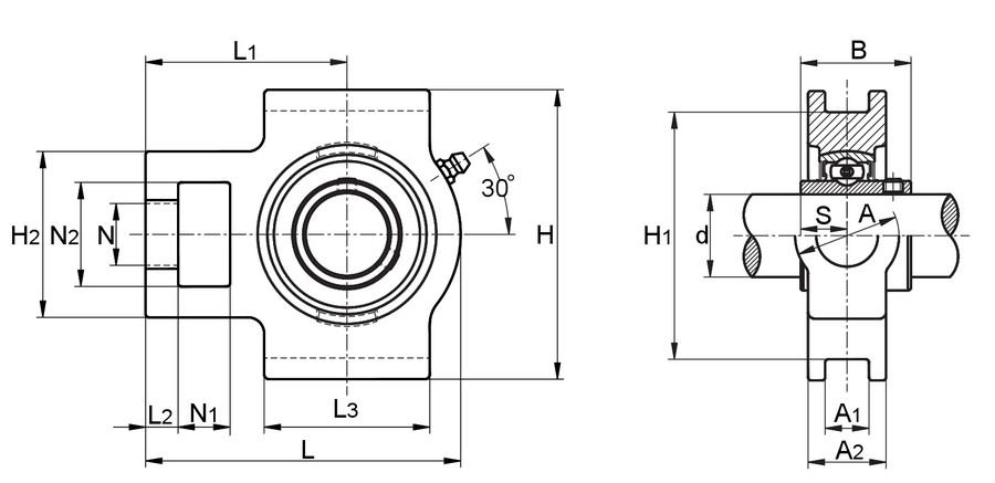 UCT216 SKF Rulman