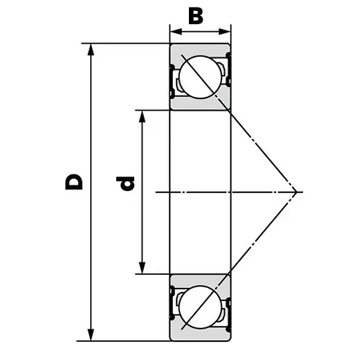 7202B.JP.UA.FAG RULMAN