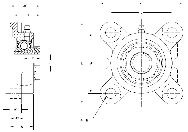 UKF206  MANSONSUZ Rulman