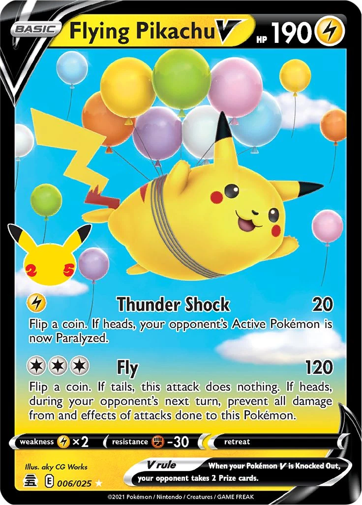 Flying PikachuV 006/025