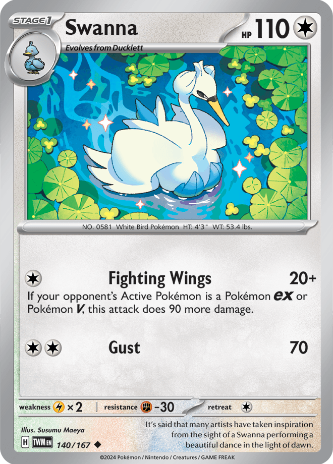 Swanna 140/167 - Reverse Holo