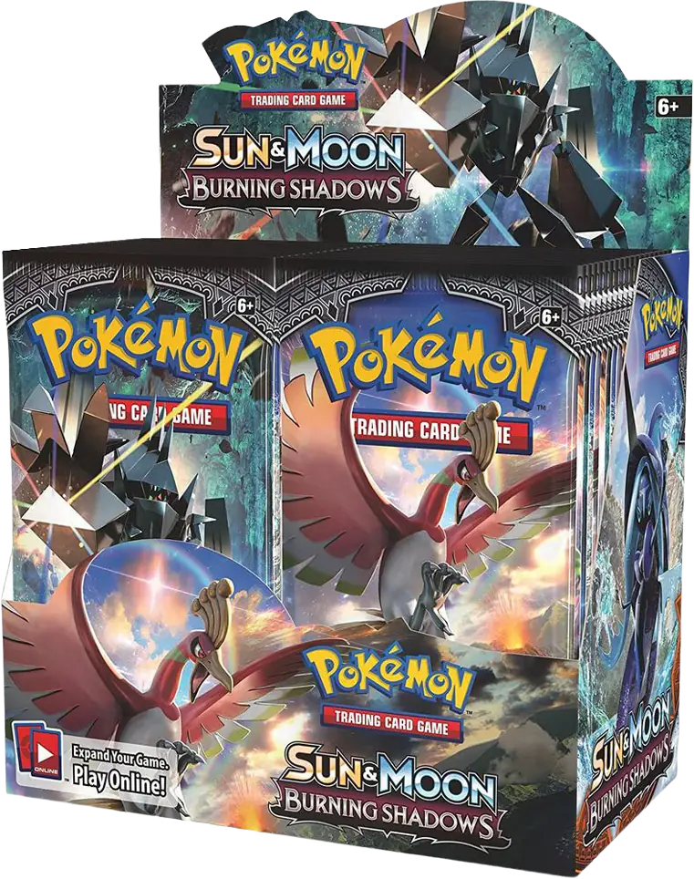 Burning Shadows Booster Box ürün görseli