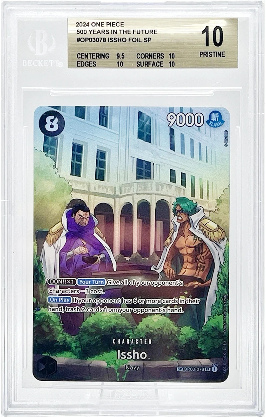 Issho #[SP]OP03-078 - 500 Years in the Future - BGS Pristine 10 Satın ...