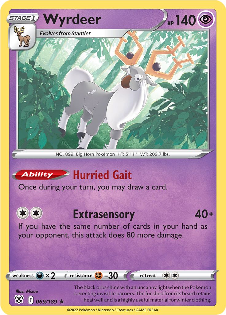 Wyrdeer 069/189 - Reverse Holo
