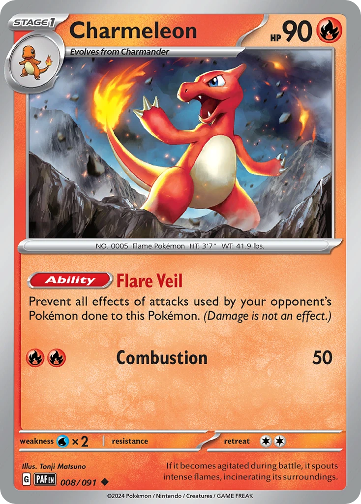 Charmeleon 008/091 - Reverse Holo