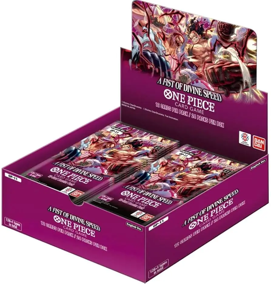 One Piece - A Fist of Divine Speed OP-11 Booster Box (24 Packs) - Fist of Divine OP-11 (Booster Box)