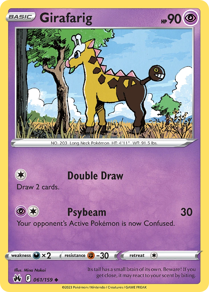 Girafarig 061/159 - Reverse Holo