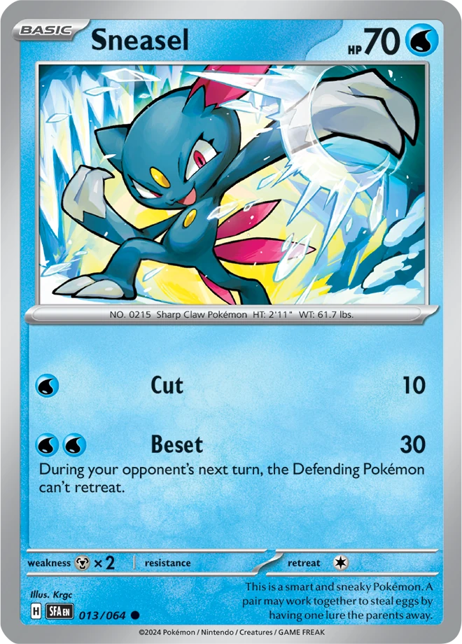 Sneasel 013/064 - Reverse Holo