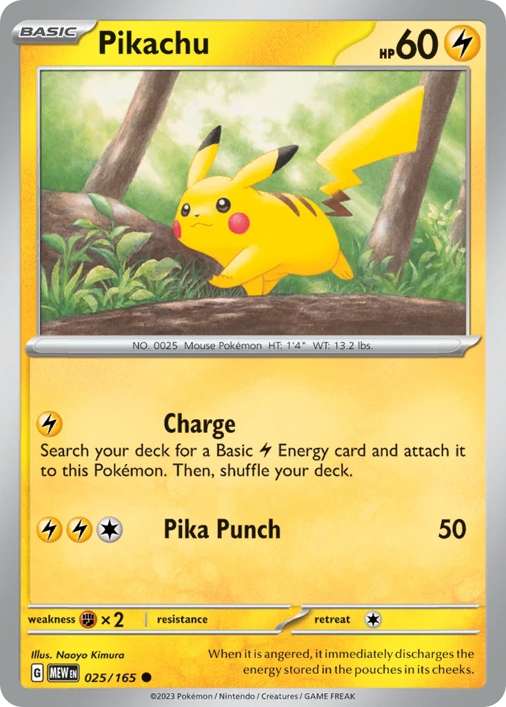 Pikachu 025/165 - 151 | Card House