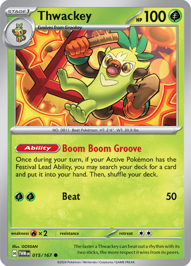 Thwackey 015/167 - Reverse Holo
