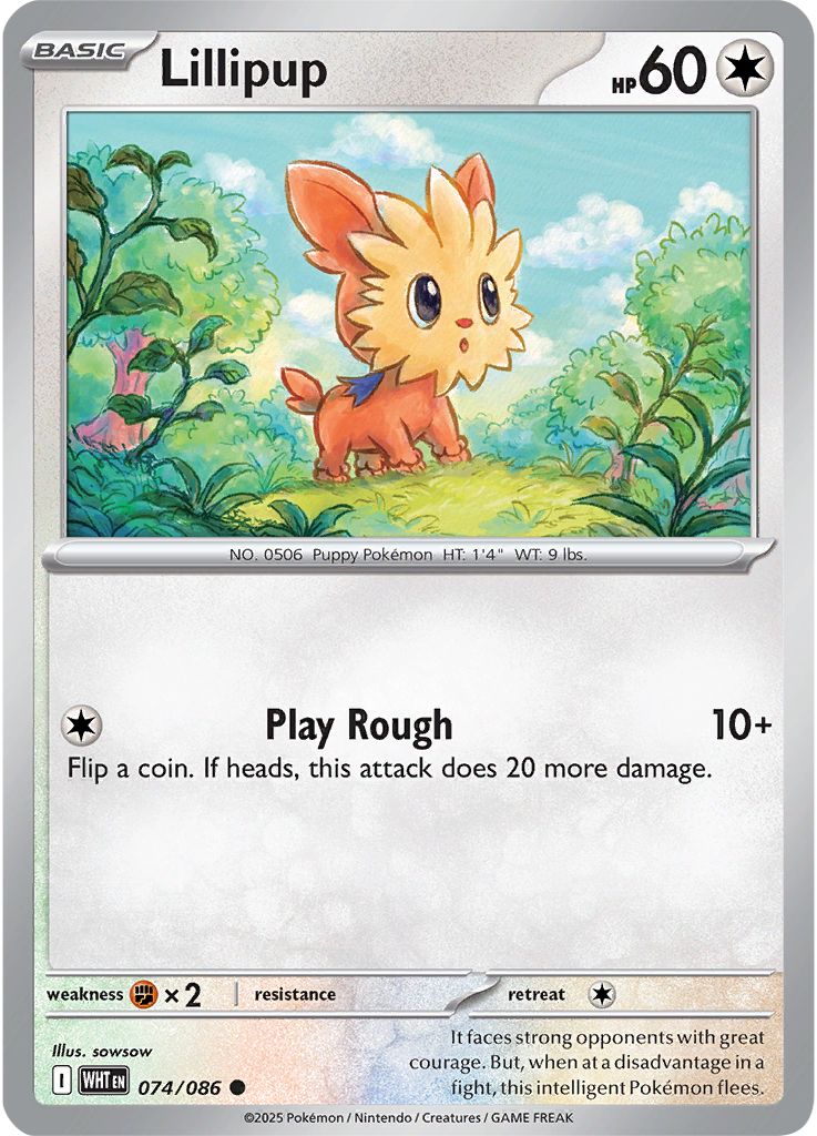 Lillipup 074/086 - Reverse Holo