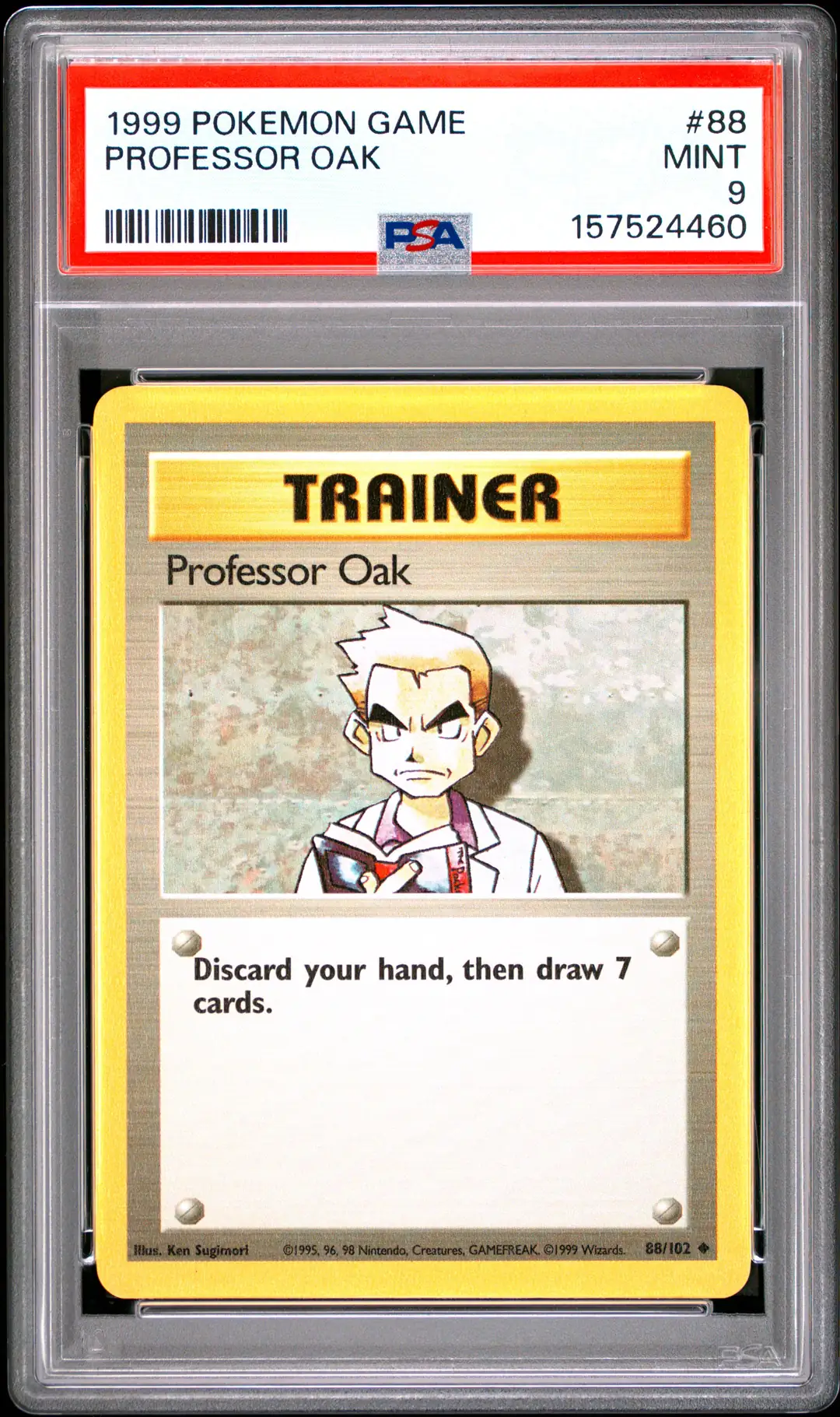 Professor Oak #88 - 1999 Pokémon Game - PSA 9 | Card House