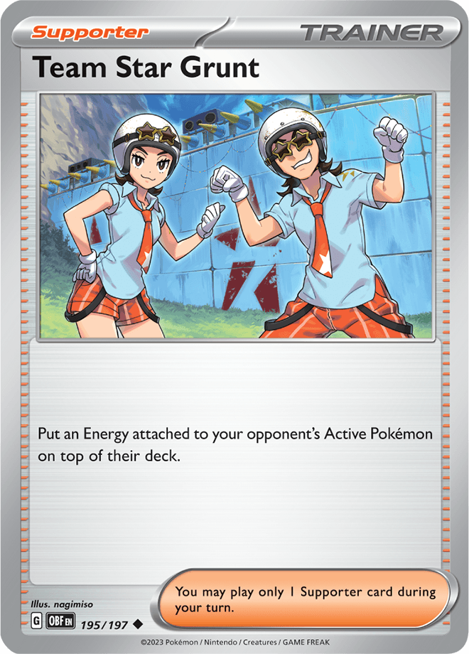 Team Star Grunt 195/197 - Reverse Holo