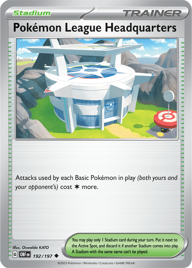 League Headquarters 192/197 - Reverse Holo