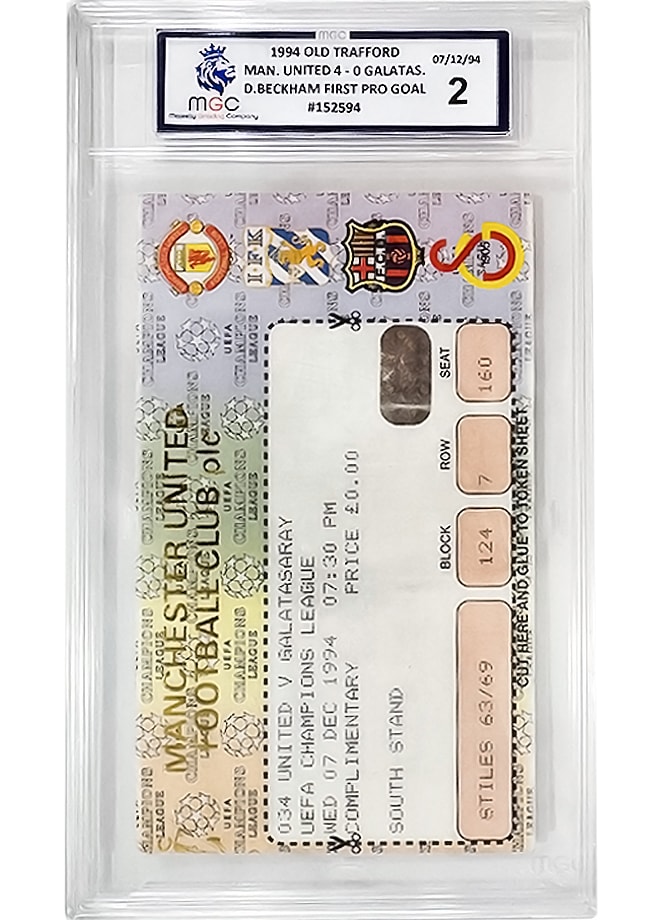 Manchester United vs. Galatasaray - 1994 Uefa Champions League Bileti - MGC 2