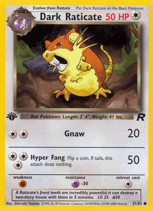 Dark Raticate 51/82