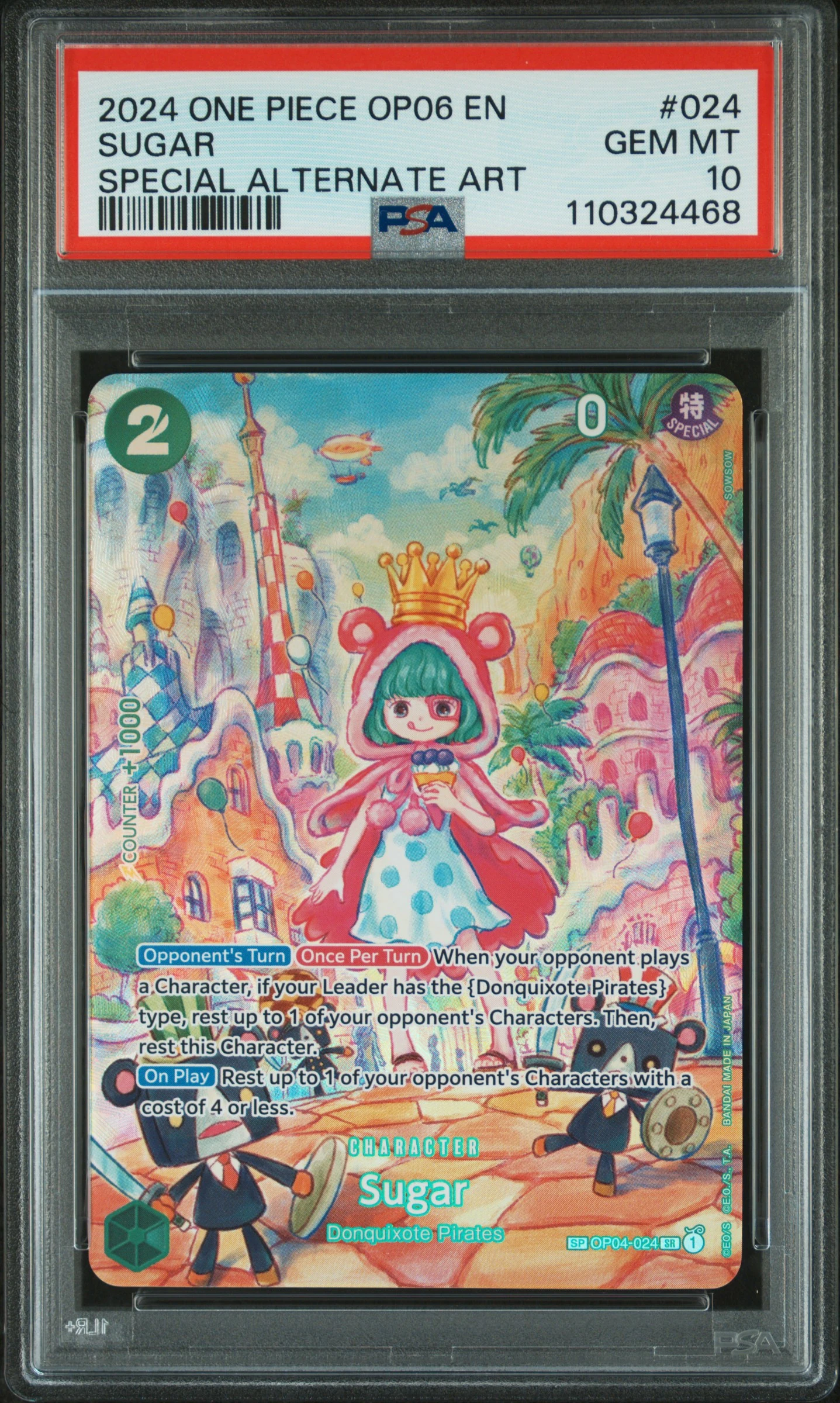 Sugar #[SP]OP04-024 - Special Alternate Art - Wings of the Captain