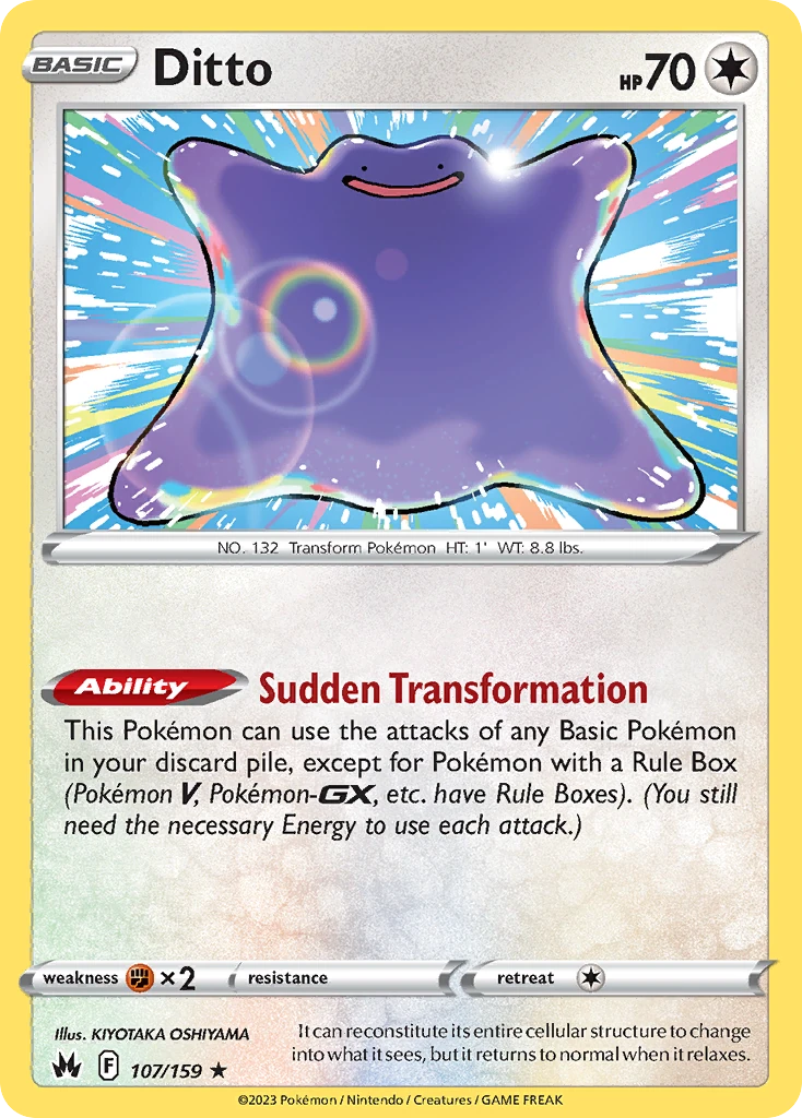 Ditto 107/159 - Reverse Holo