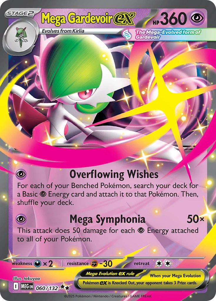 Mega Gardevoir ex 060/132 Satın Al - Mega Gardevoir ex 060/132