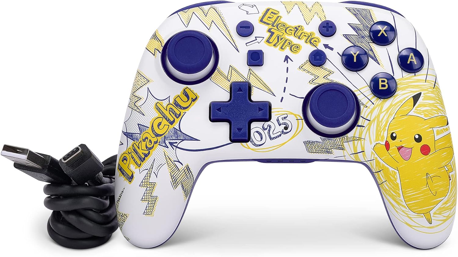 Nano Enhanced Wireless Controller For Nintendo Switch - Pokémon: Pikachu School Days