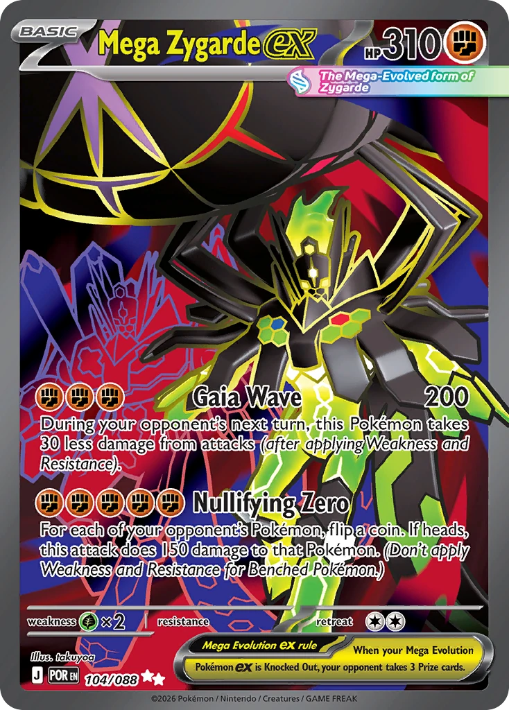 Mega Zygarde ex 104/88 Satın Al - Mega Zygarde ex 104/88