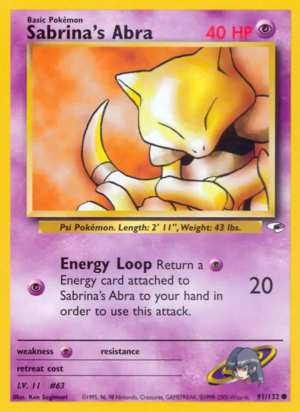 Sabrina's Abra 91/132