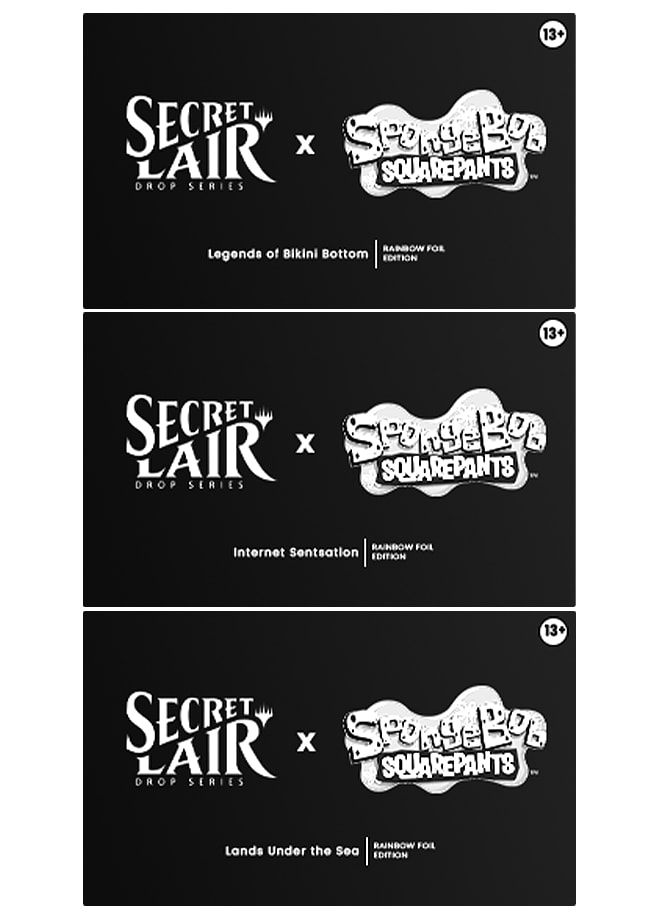 Secret Lair x SpongeBob SquarePants Bundle (Rainbow Foil Edition)