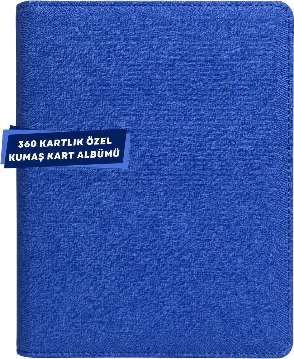 Lite Binder 360 Kart Kapasiteli Kumaş Albüm - Mavi ürün görseli