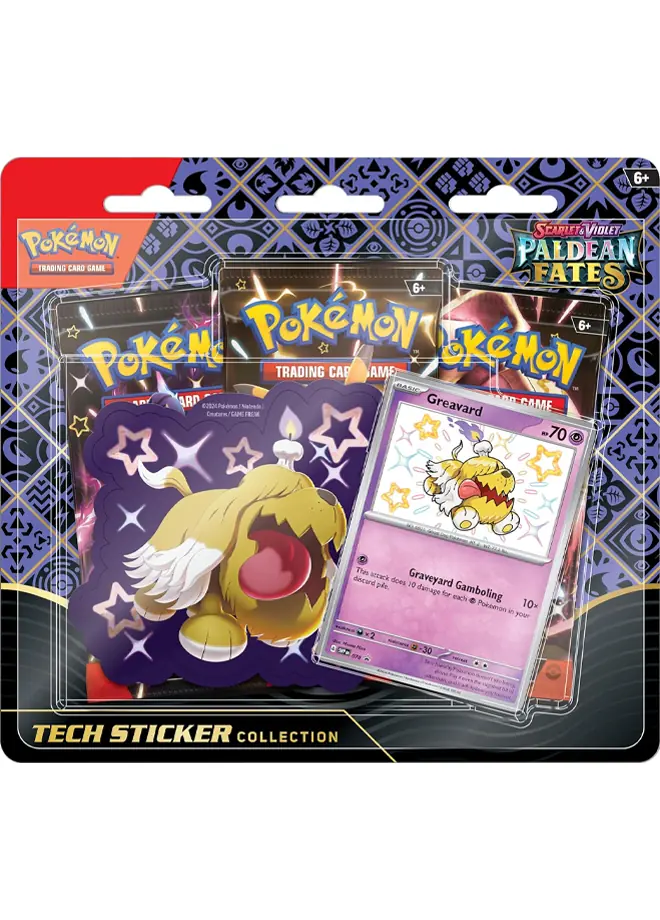 Paldean Fates Tech Sticker Collection - Shiny Greavard