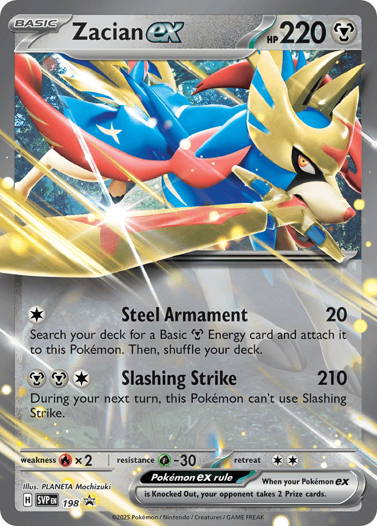 Zacian ex 198