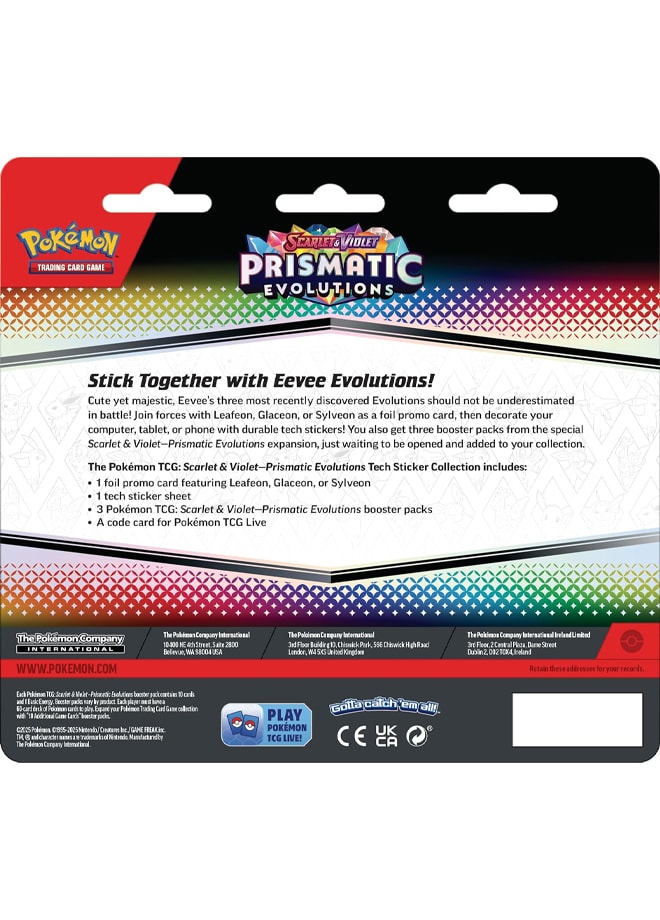 Prismatic Evolution Tech Sticker Collection (Glaceon)