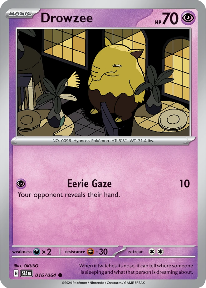 Drowzee 016/064 - Reverse Holo