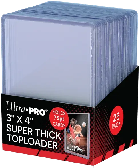 Clear Super Thick 75PT TOPLOADER® (25ct)