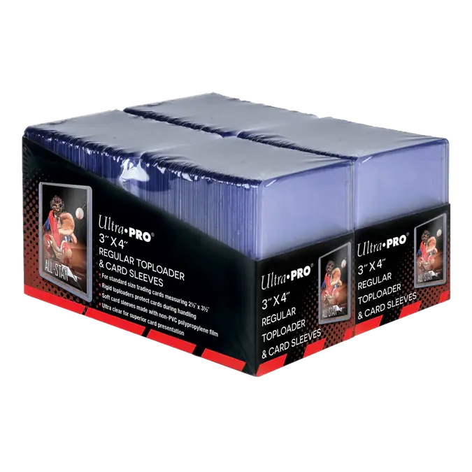 Clear Regular Toploader & Penny Sleeves Bundle (200ct) for Standard Size Cards ürün görseli