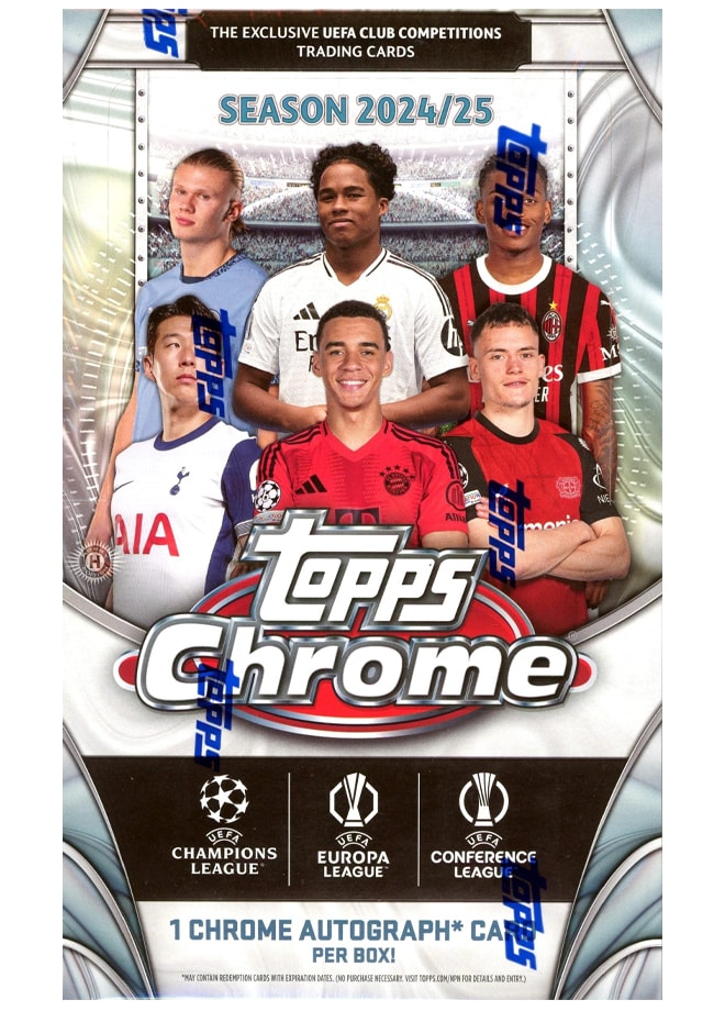 Chrome® UEFA Club Competitions Hobby Box - 2024/25