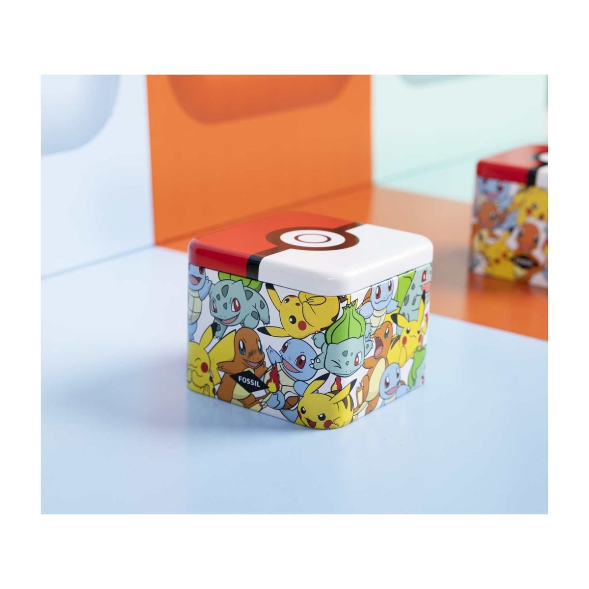 Pokémon Center × Fossil: Charmander Orange Watch (One Size-Adult)