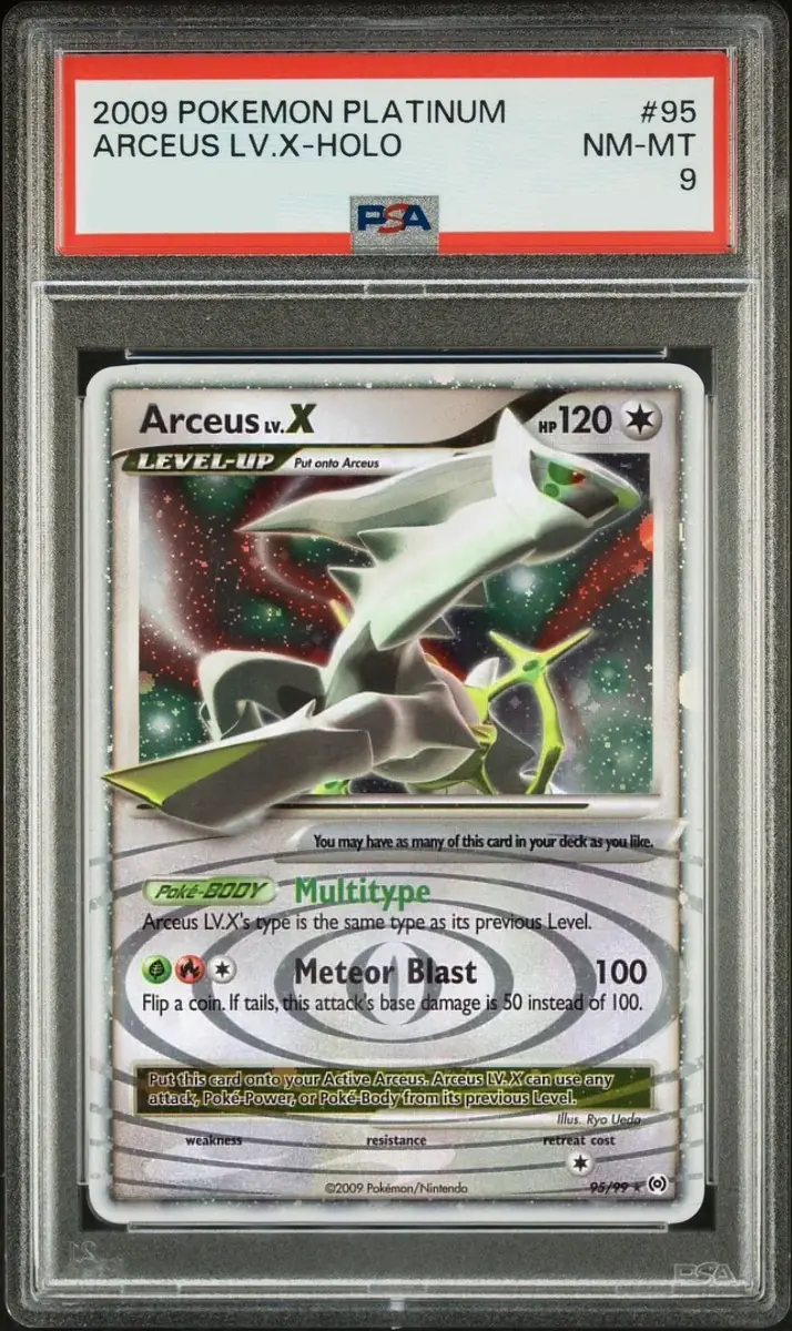 Arceus LV.X Holo #95 - Arceus - PSA 9 Satın Al - Arceus LV.X Holo