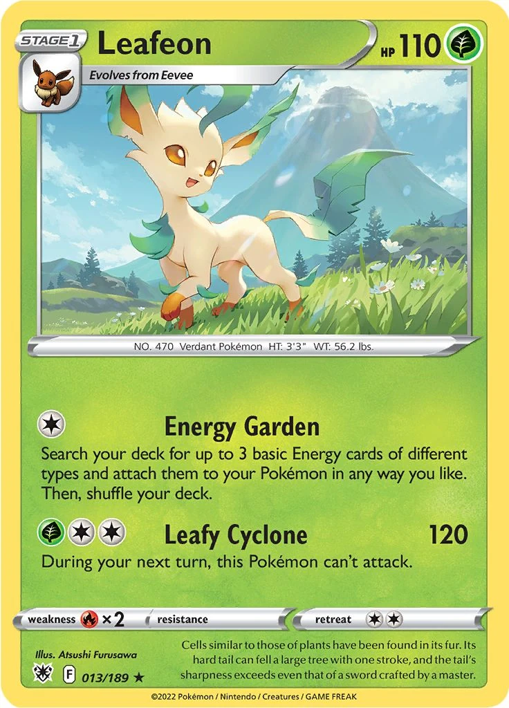 Leafeon 013/189 - Reverse Holo